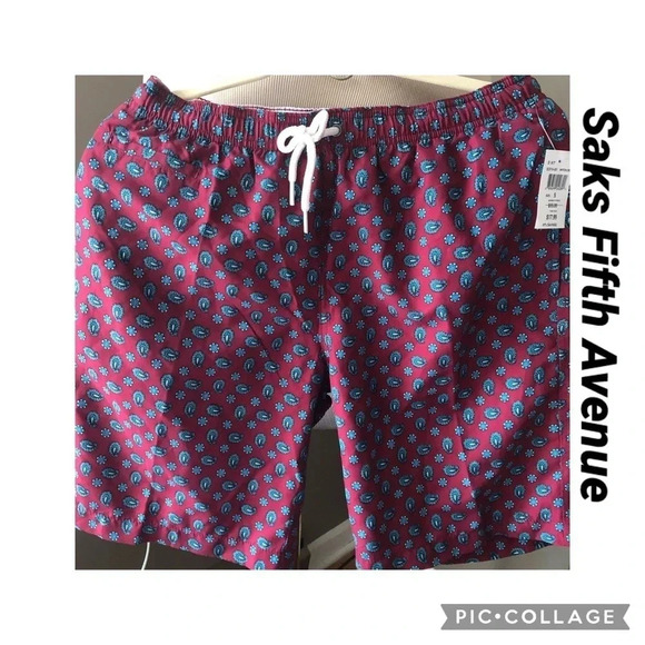 Saks Fifth Avenue men’s swimming trunks - Picture 1 of 7